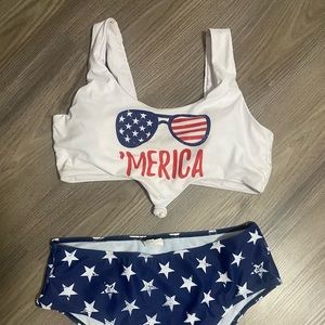 Womens bikini, high waisted, size large